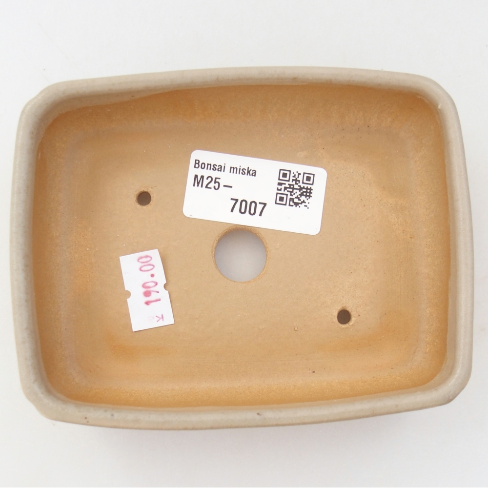 Ciotola bonsai in ceramica 26 x 26 x 8 cm, colore rosso