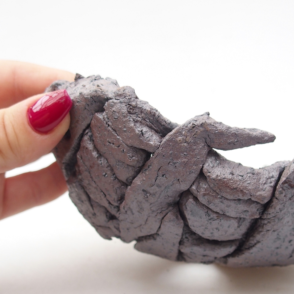 Conchiglia in ceramica 16 x 14 x 6,5 cm , colore metallizzato