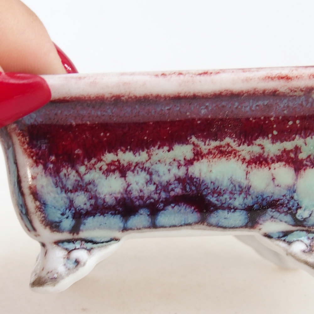 Mini bonsai 7 x 5,5 x 3 cm, bordeaux