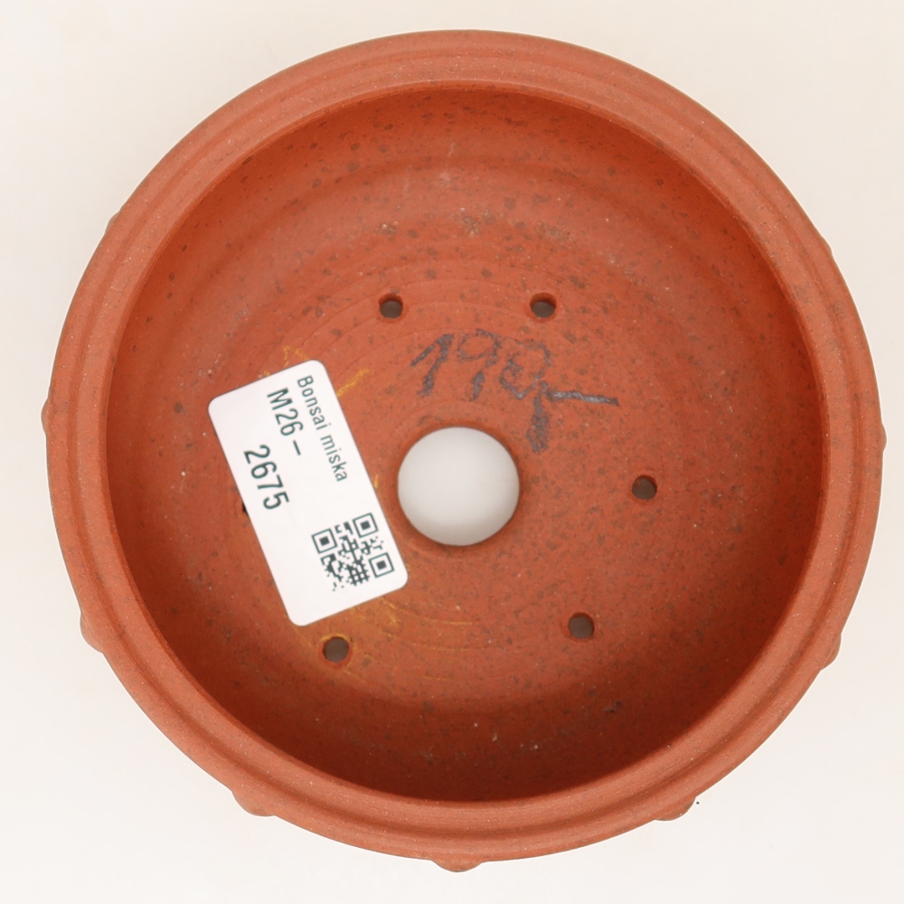 Ciotola in ceramica  12 x 12 x 5 cm, colore mattone