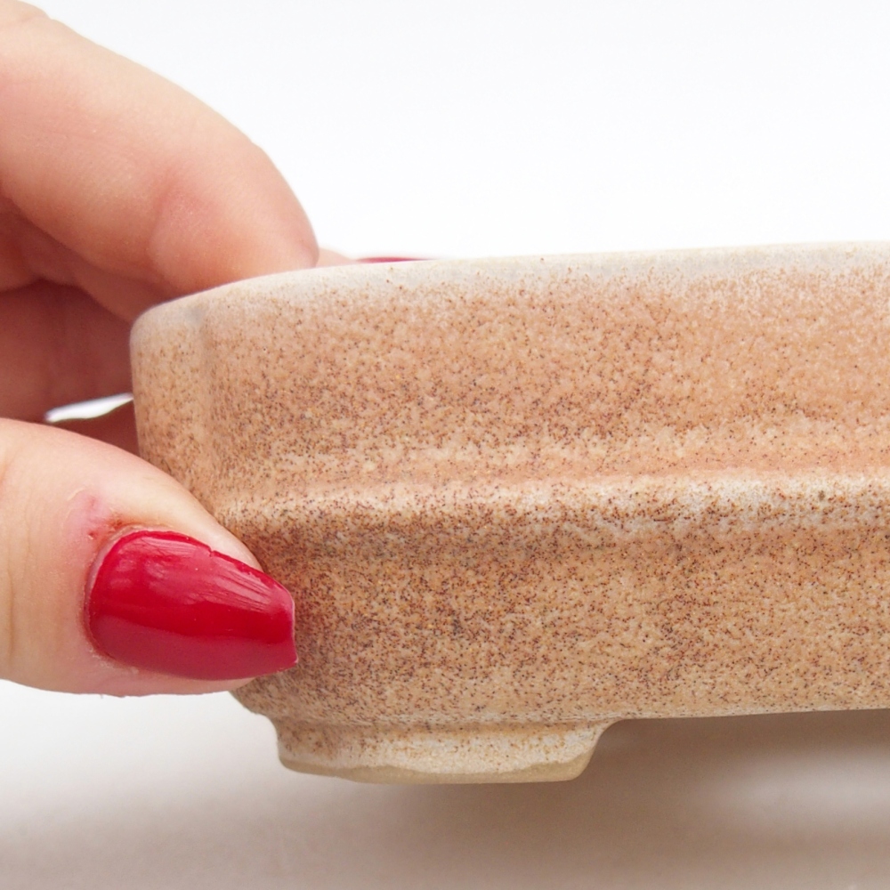 Ciotola bonsai in ceramica 26 x 26 x 8 cm, colore rosso