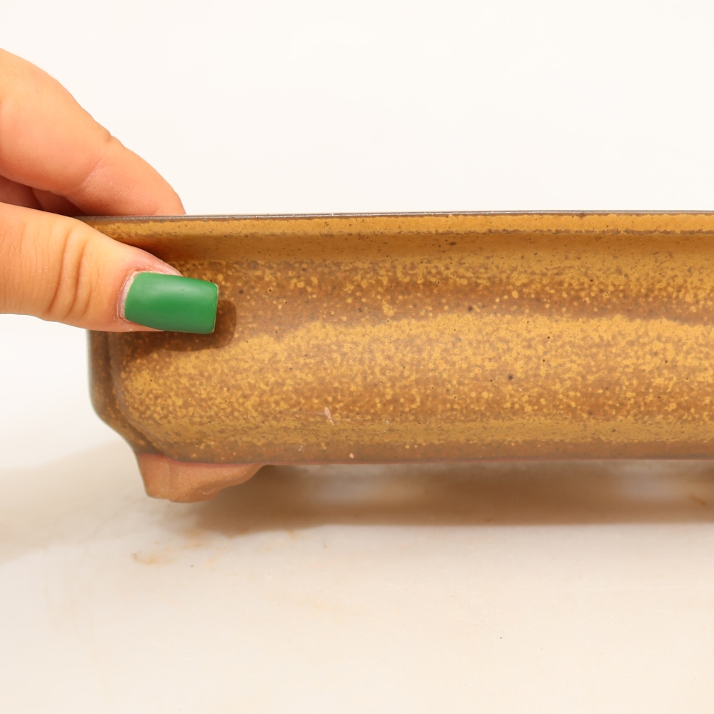 Ciotola in ceramica  24 x 17 x 6 cm, colore giallo