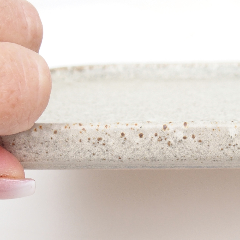 Ciotola in ceramica H07 - 28 x 19 x 1,5 cm - marrone