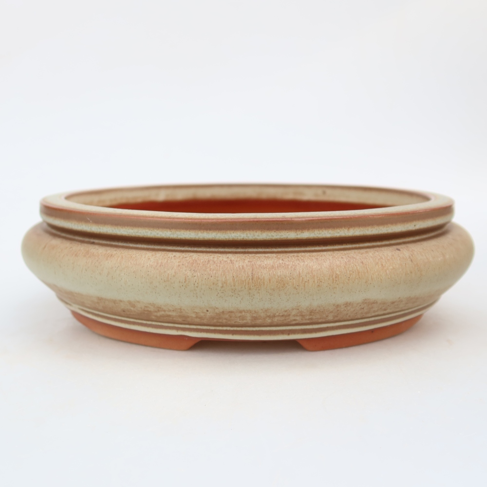 Ciotola in ceramica  23 x 23 x 7 cm, colore beige