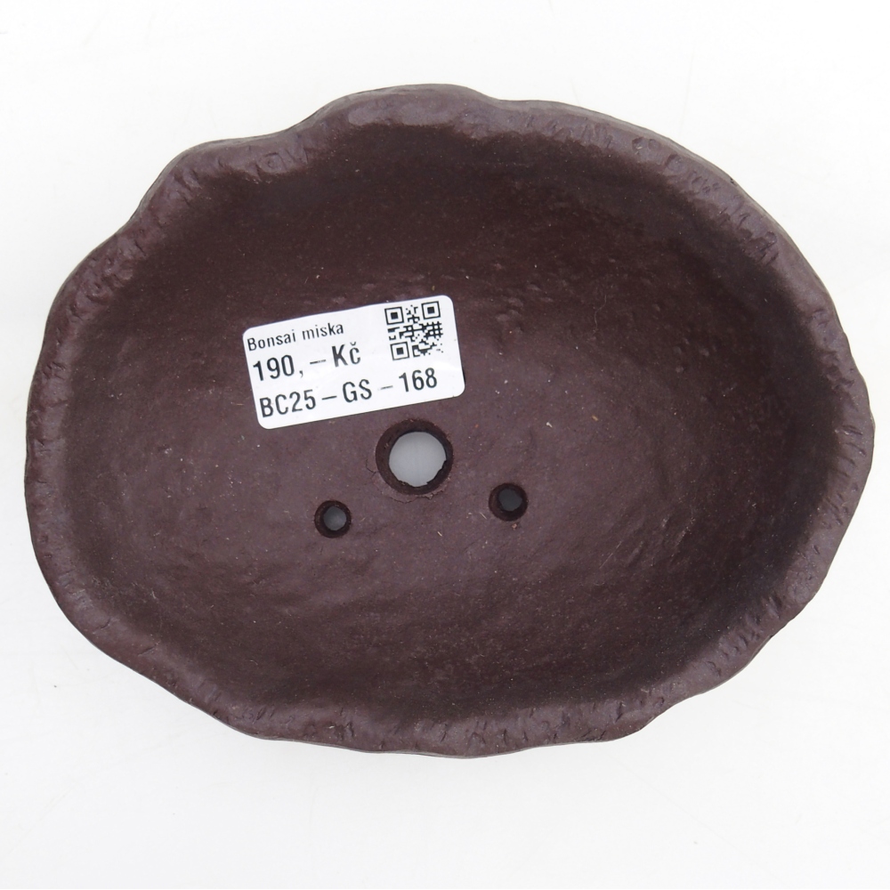 Conchiglia in ceramica 15 x 11 x 6,5 cm , colore marrone