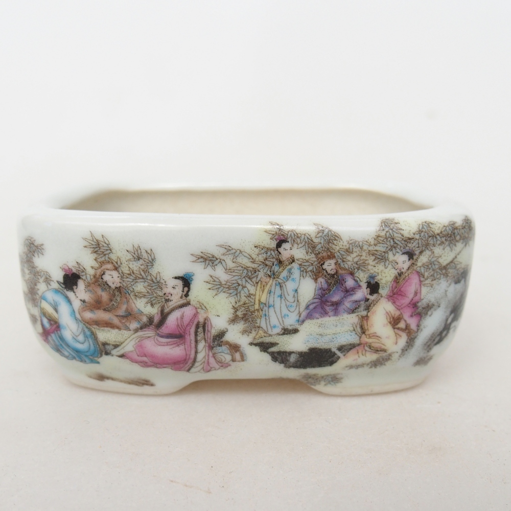 Mini bonsai 8 x 6 x 3 cm, bianco