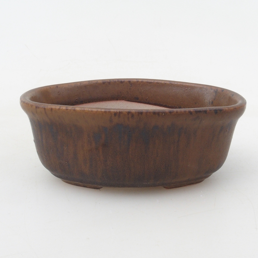 Ciotola per bonsai H05 - 11 x 8 x 4 cm - marrone