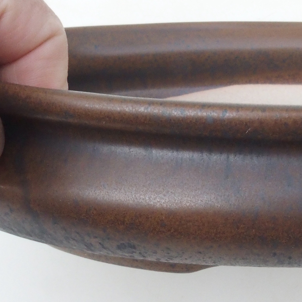 Ciotola per bonsai H15 - 25,5 x 17,5 x 6 cm - marrone