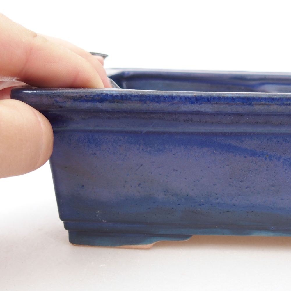 Ciotola bonsai in ceramica 22 x 17 x 5 cm, verde