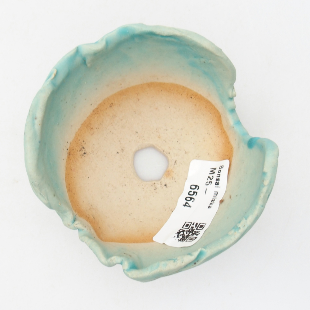 Conchiglia in ceramica 8,5 x 8 x 5,5 cm , colore blu