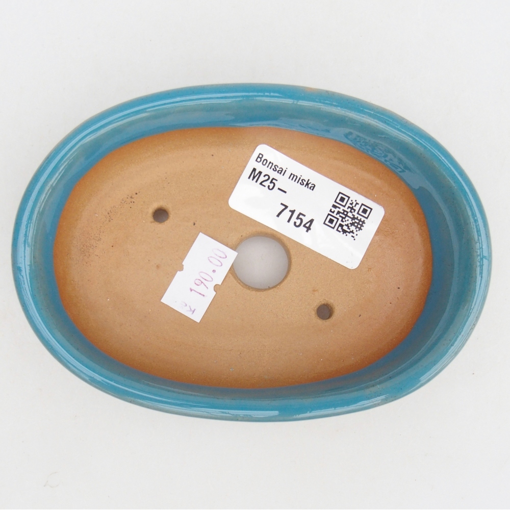 Ciotola bonsai in ceramica 26 x 26 x 8 cm, colore rosso