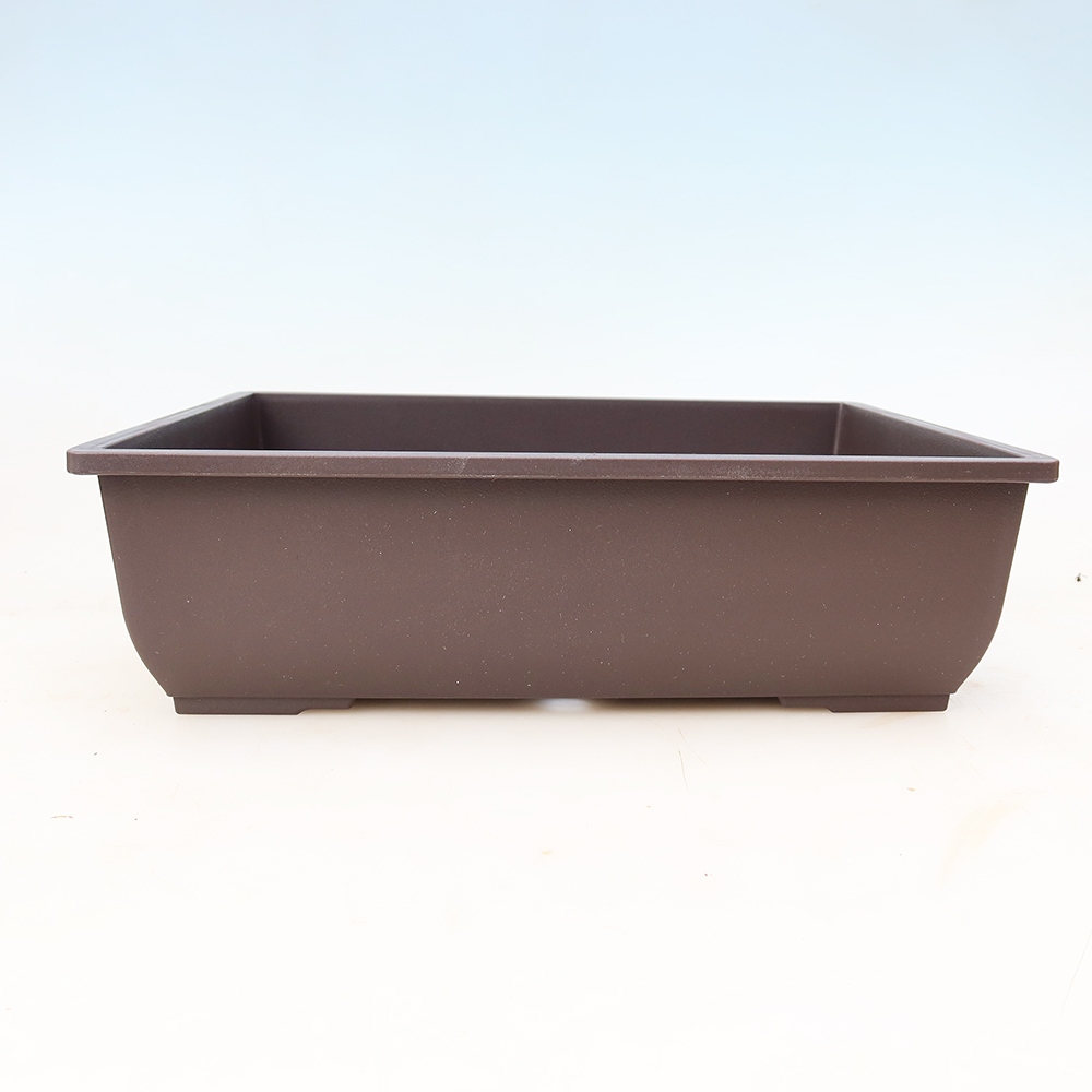 Vaso per bonsai in plastica MP-7 marrone - 34 x 26 x 10 cm