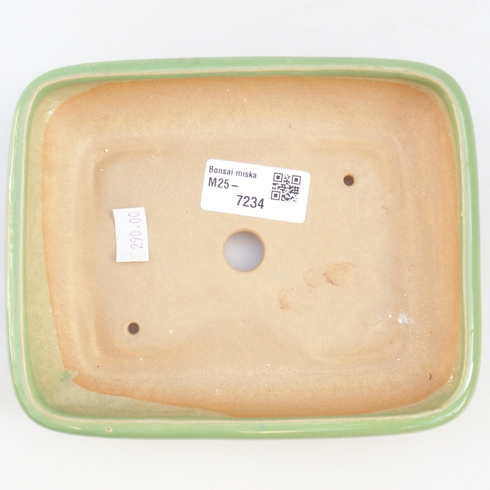 Ciotola bonsai in ceramica 26 x 26 x 8 cm, colore rosso