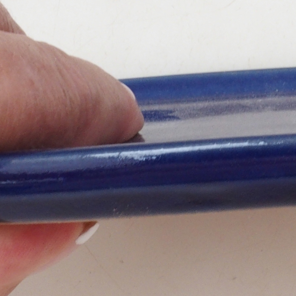 Ciotola in ceramica H32 - 13 x 11 x 1 cm - blu