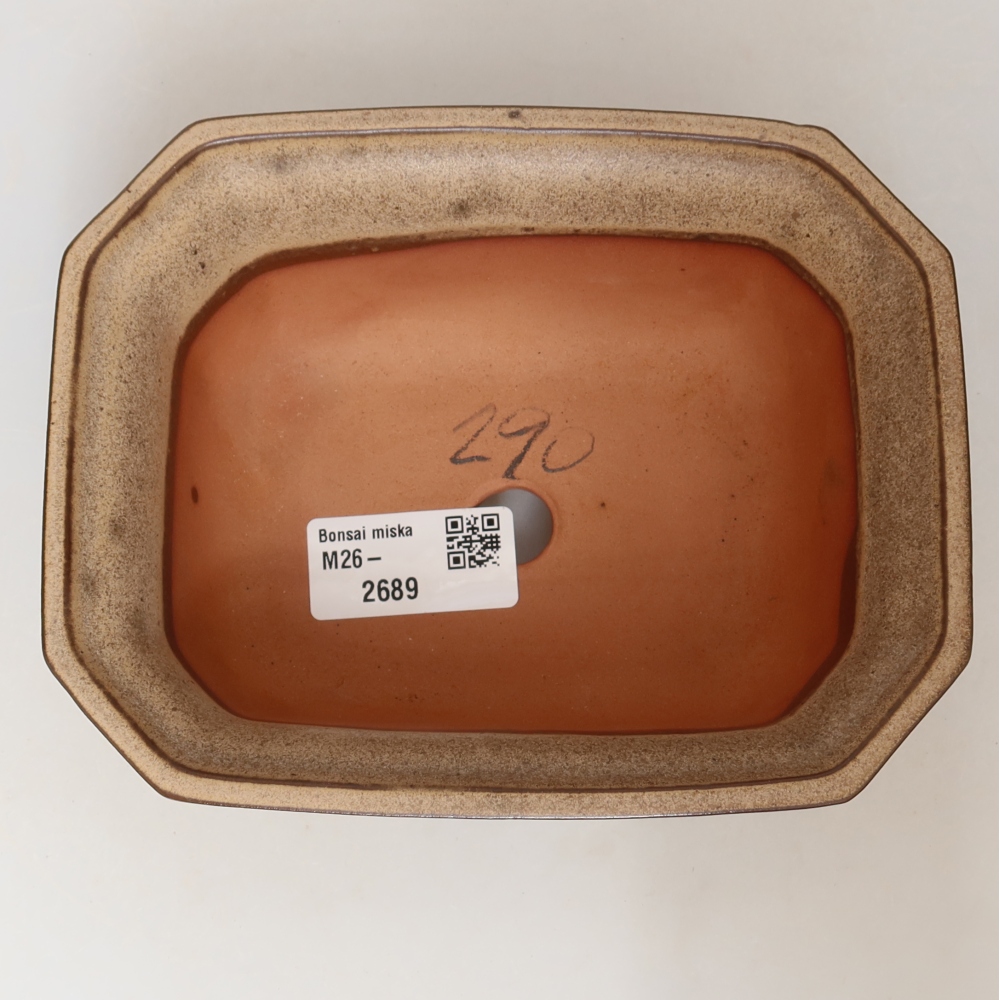Ciotola in ceramica  15 x 12 x 7 cm, colore beige