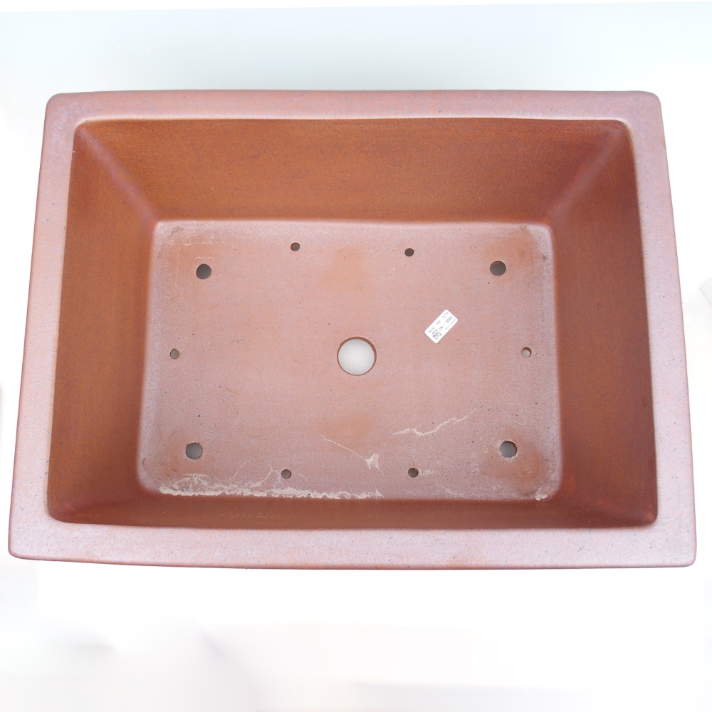 Ciotola bonsai in ceramica 61 x 46 x 25 cm , colore metallo - SOLO RITIRO PERSONALE o trasporto su pallet