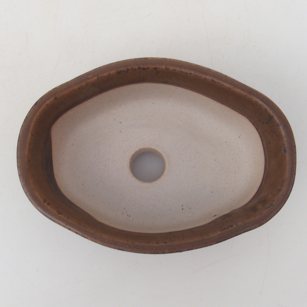 Ciotola per bonsai H05 - 11 x 8 x 4 cm - marrone