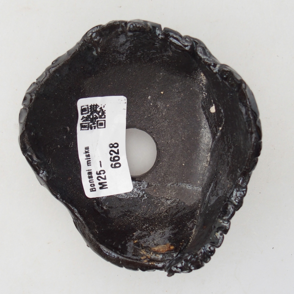 Conchiglia in ceramica 8,5 x 8 x 5,5 cm , colore nero