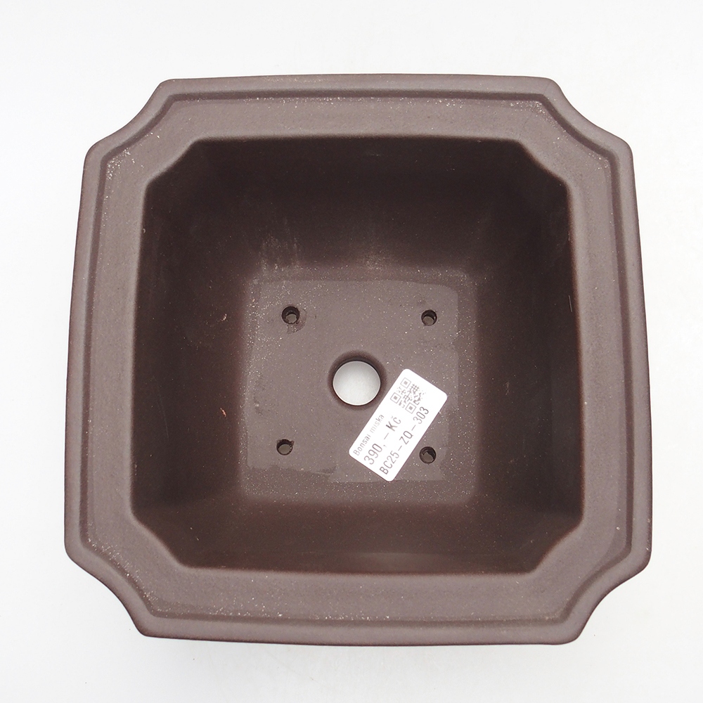 Ciotola 17,5 x 17,5 x 11,5 cm marrone