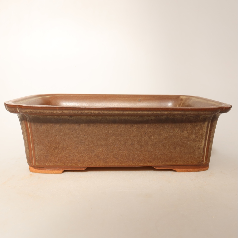 Ciotola in ceramica  20 x 15,5 x 5,5 cm, colore marrone