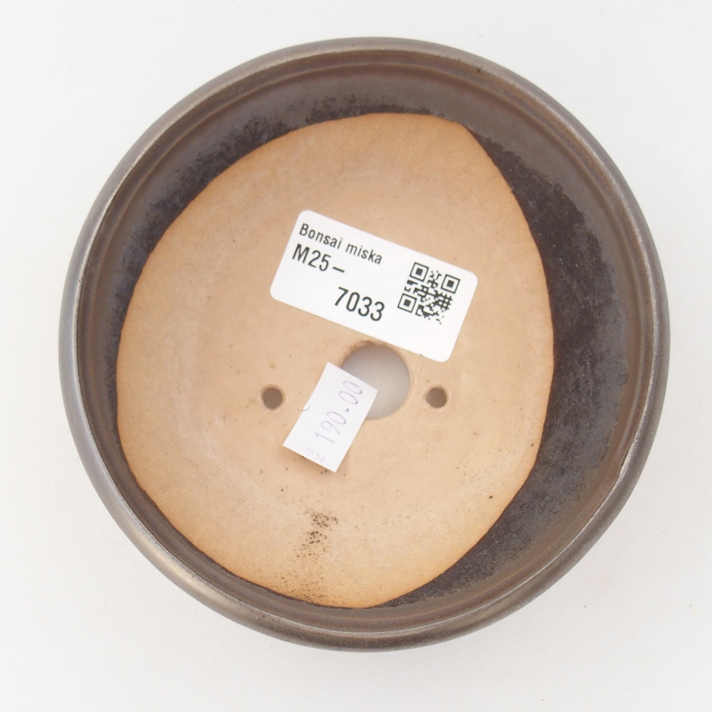 Ciotola bonsai in ceramica 26 x 26 x 8 cm, colore rosso