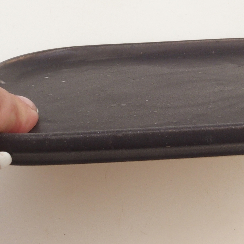 Ciotola in ceramica H36 - 17,5 x 15 x 1 cm - marrone