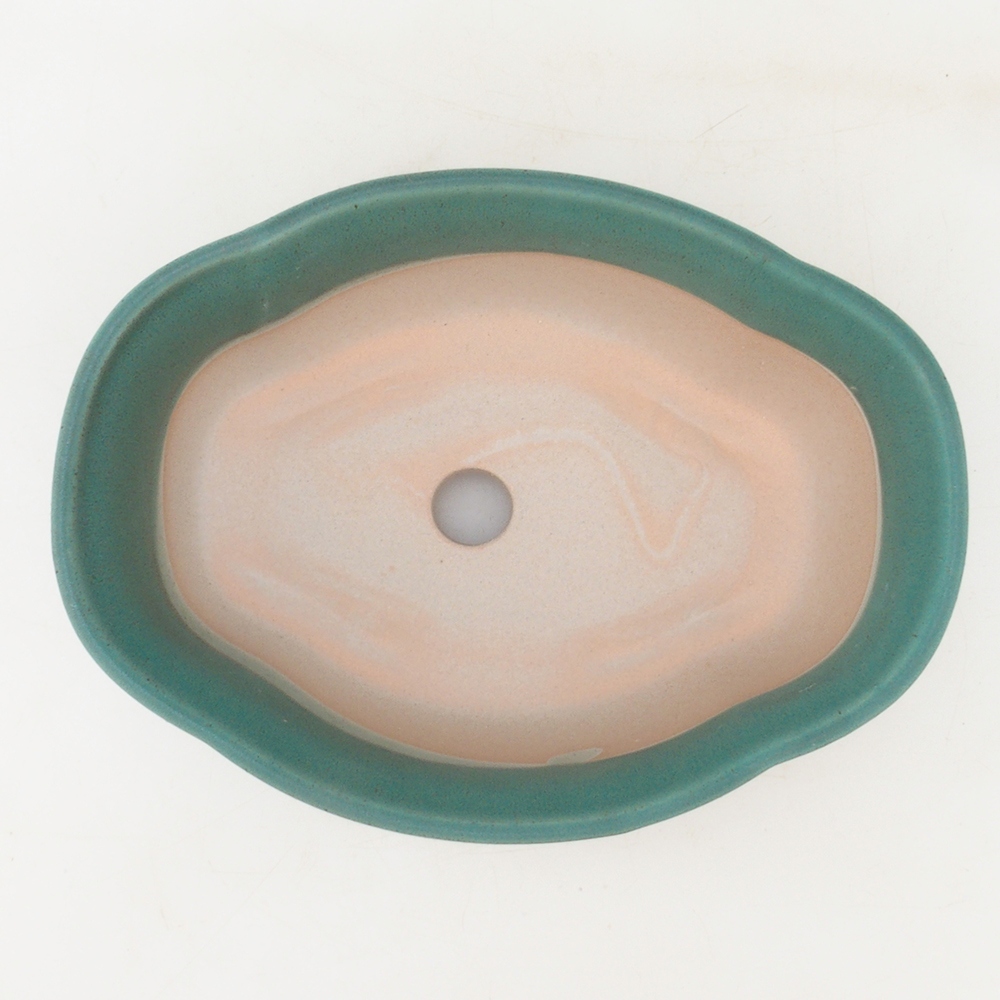 Ciotola per bonsai H75 - 19 x 14 x 6,5 cm - verde