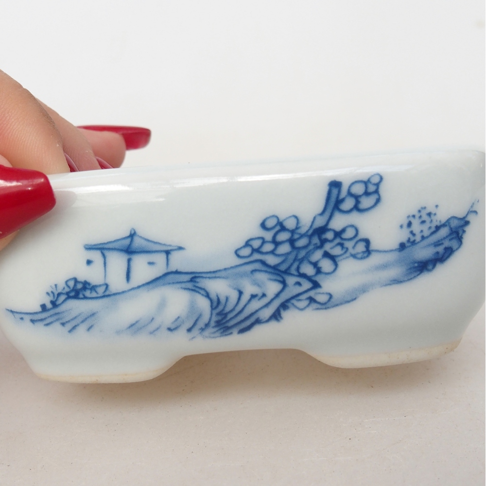 Mini bonsai 8 x 6 x 3 cm, bianco