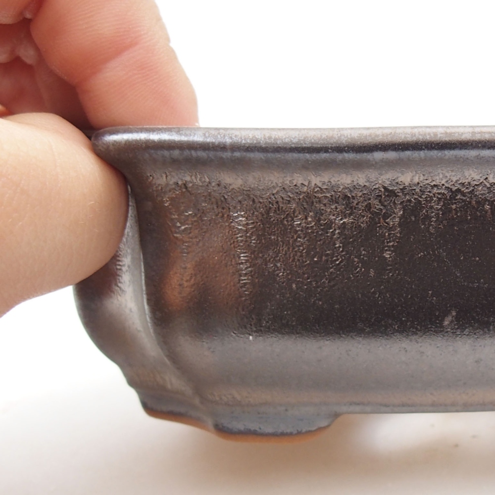 Ciotola bonsai in ceramica 22 x 17 x 5 cm, verde