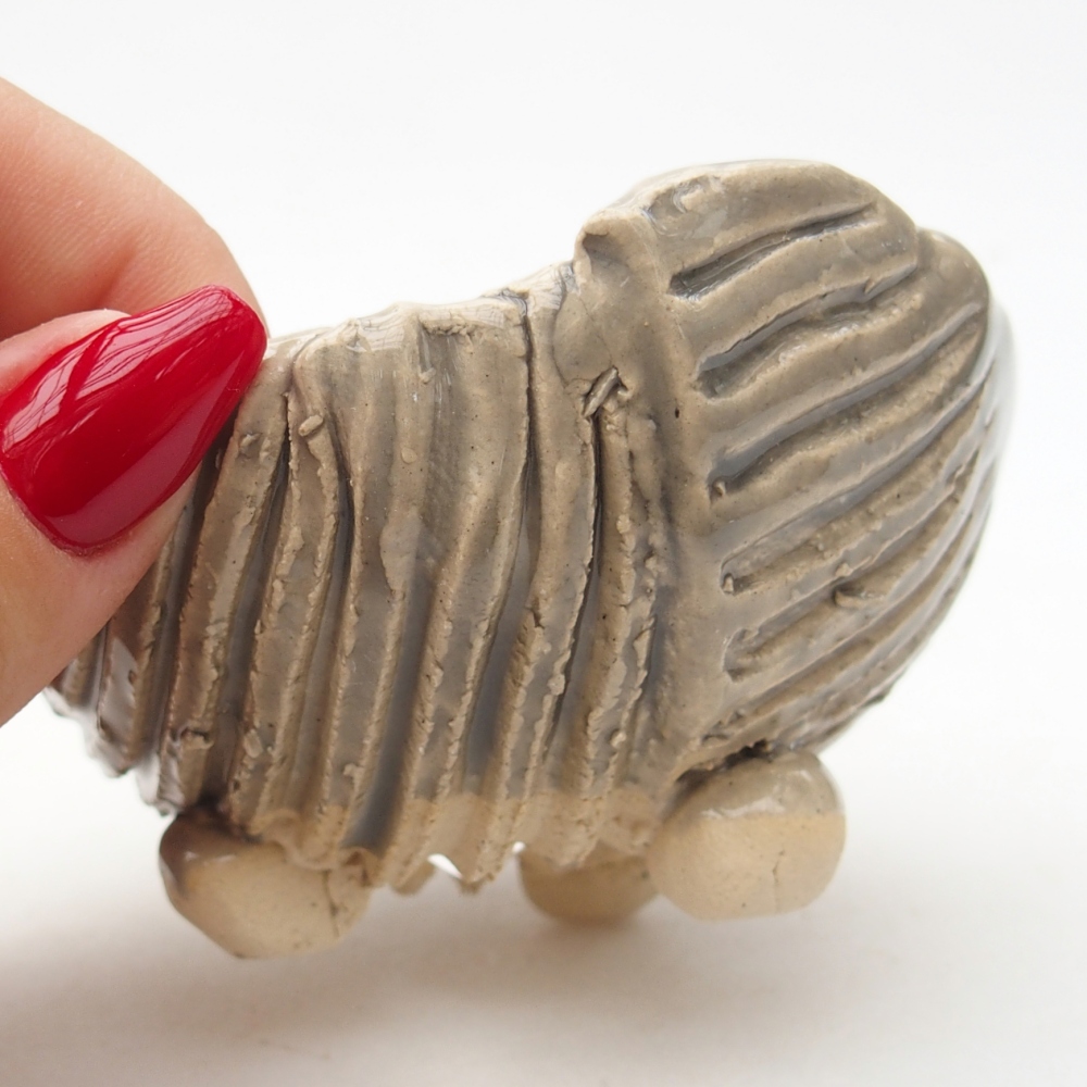 Conchiglia in ceramica 8,5 x 8 x 5 cm , colore beige