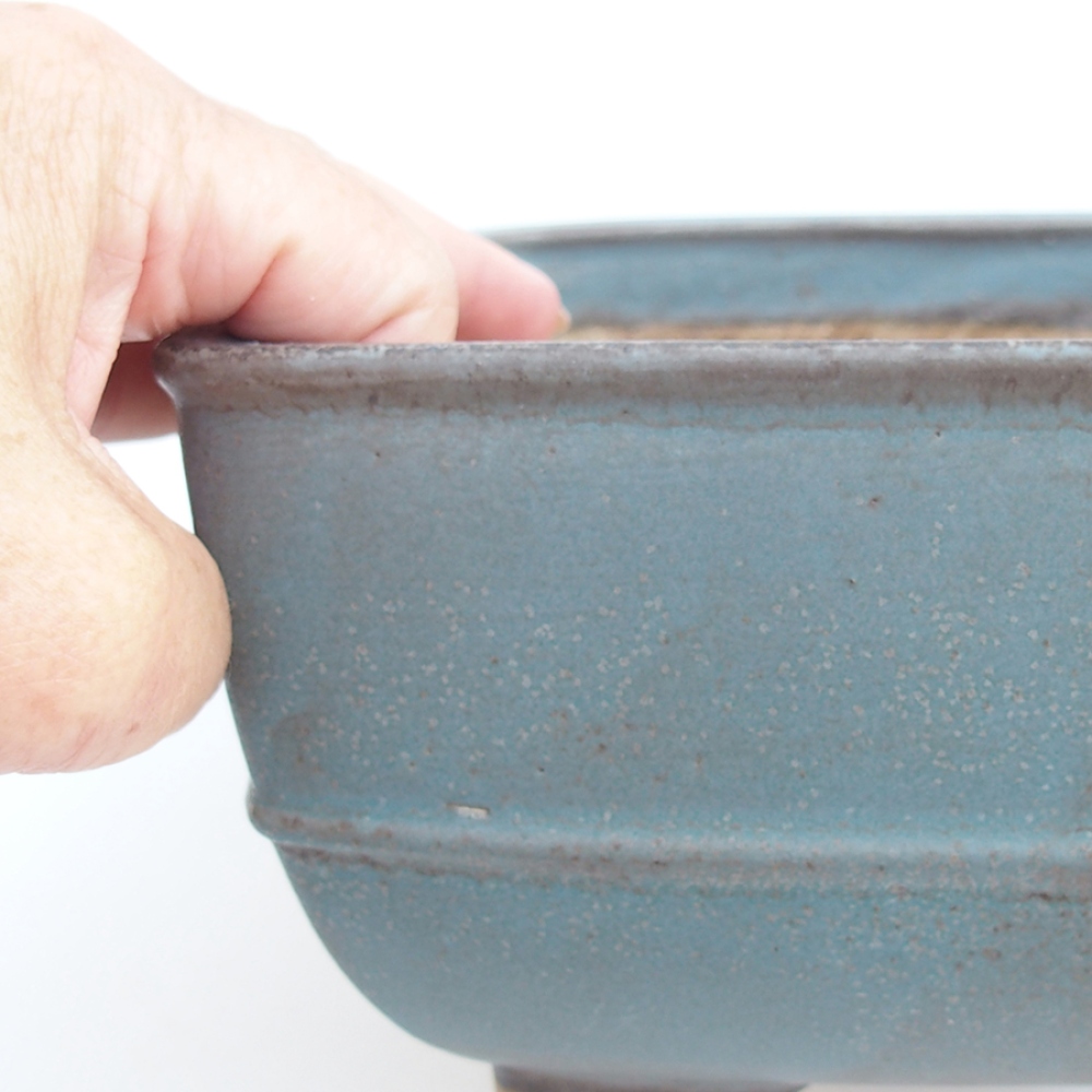 Ciotola bonsai in ceramica 10,5 x 10,5 x 7 cm, rosa