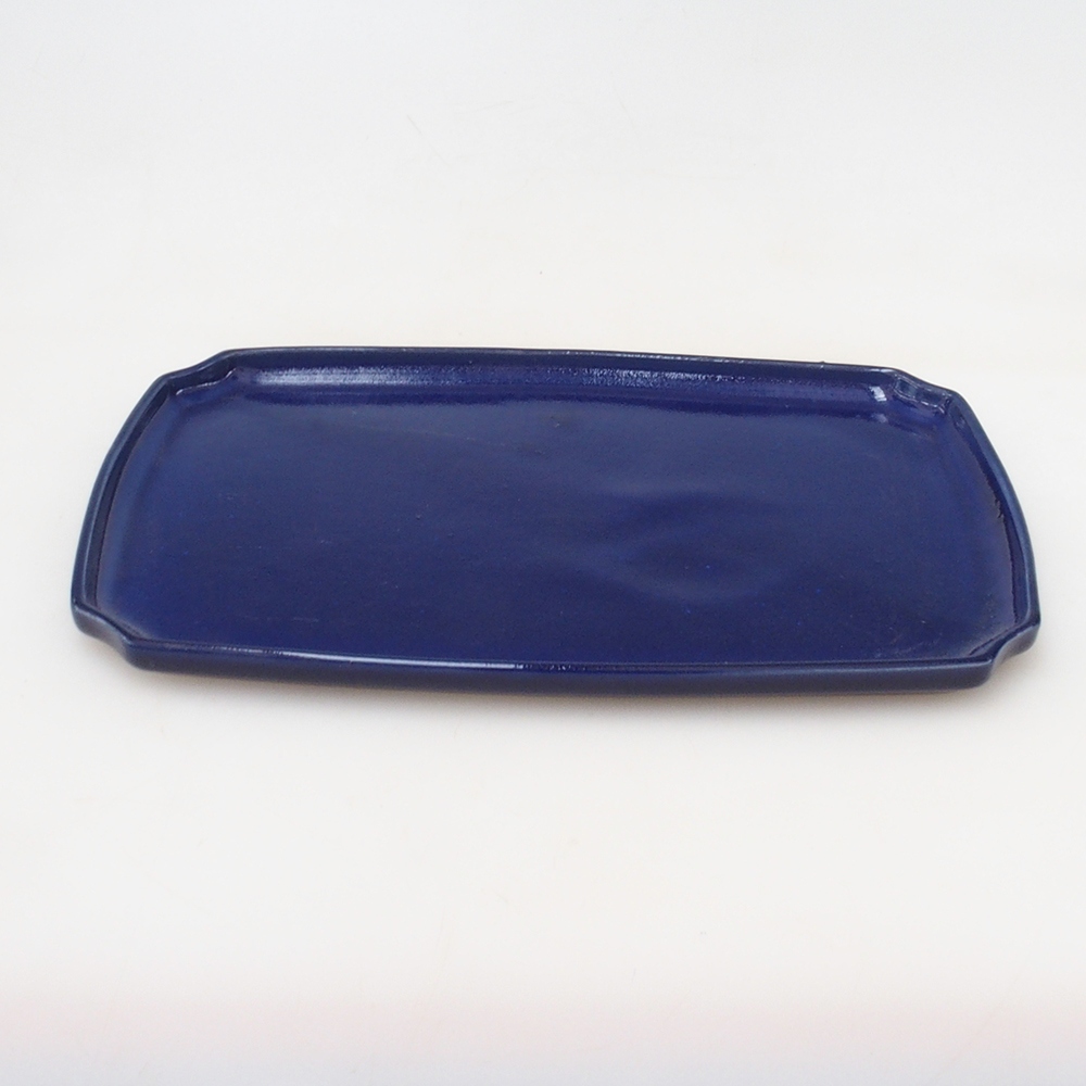 Ciotola in ceramica H07 - 28 x 19 x 1,5 cm - blu