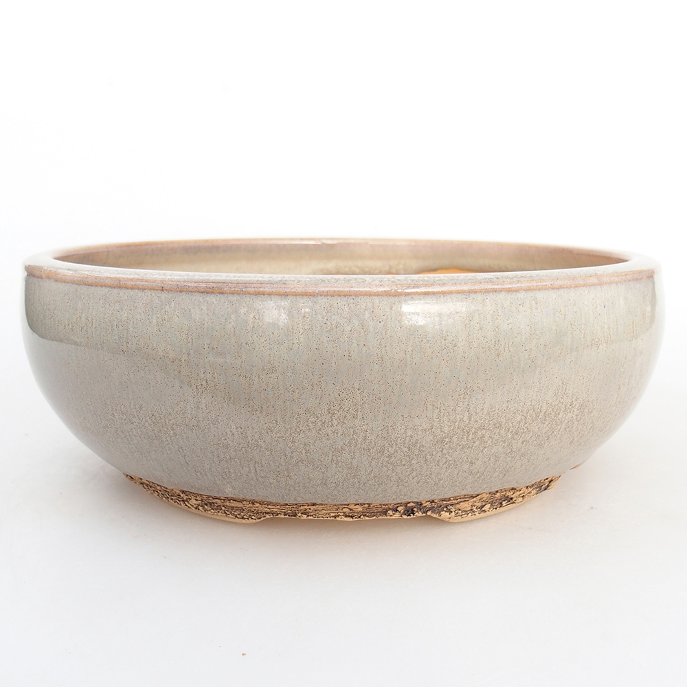 Ciotola bonsai in ceramica 19 x 19 x 6,5 cm, grigio