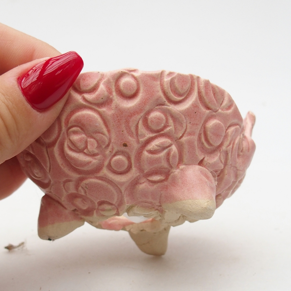 Conchiglia in ceramica 8,5 x 8 x 5 cm , colore rosa