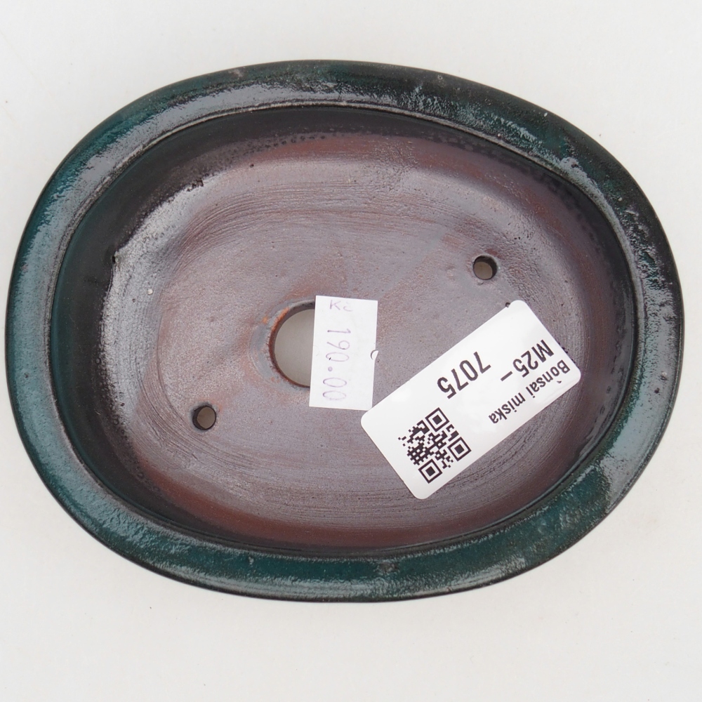 Ciotola bonsai in ceramica 26 x 26 x 8 cm, colore rosso