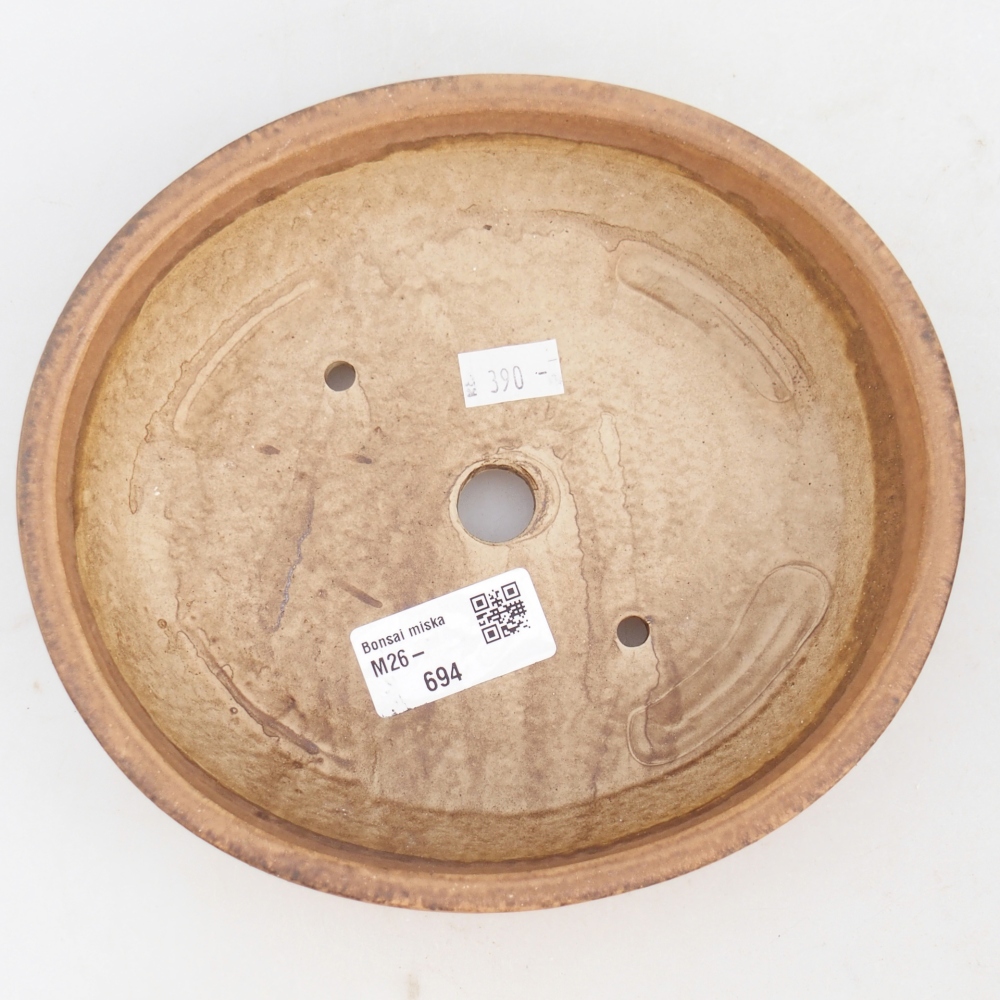 Ciotola bonsai in ceramica 18,5 x 16,5 x 4,5 cm, rosa