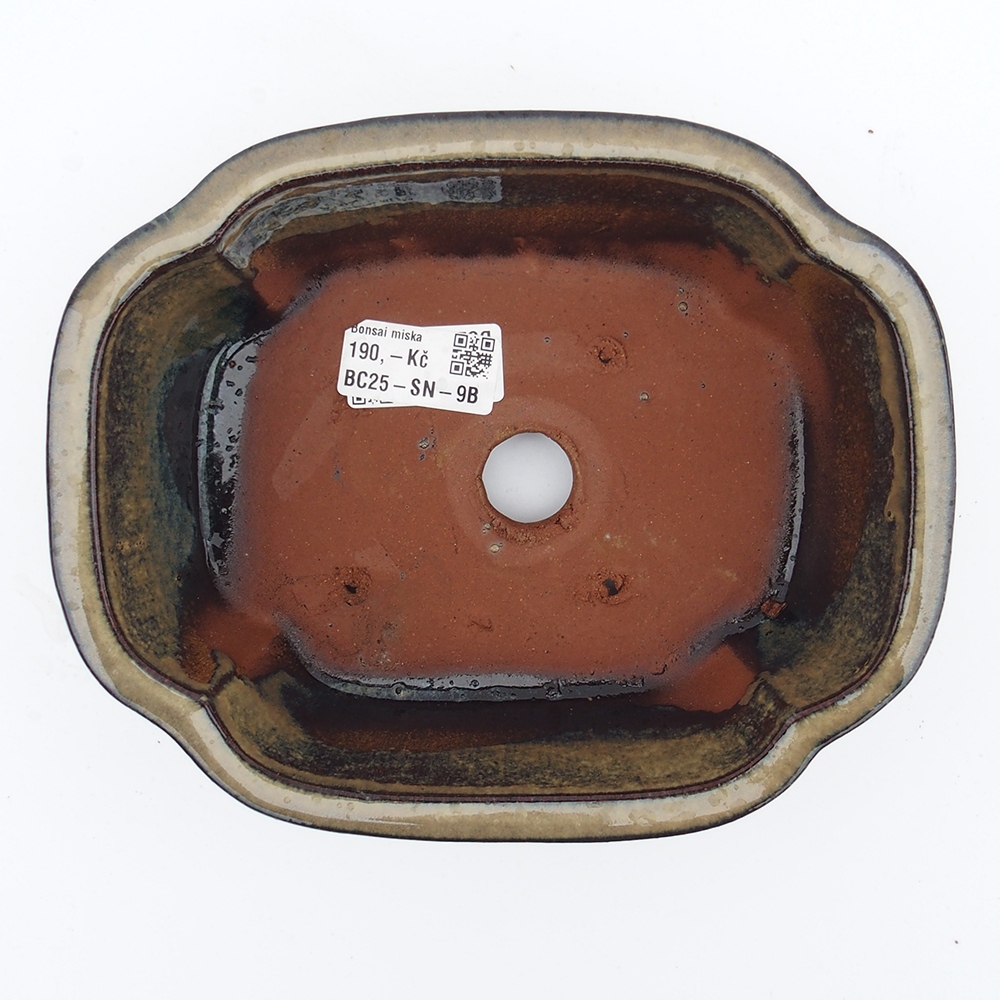 Ciotola 20 x 16 x 6,5 cm grigio-beige