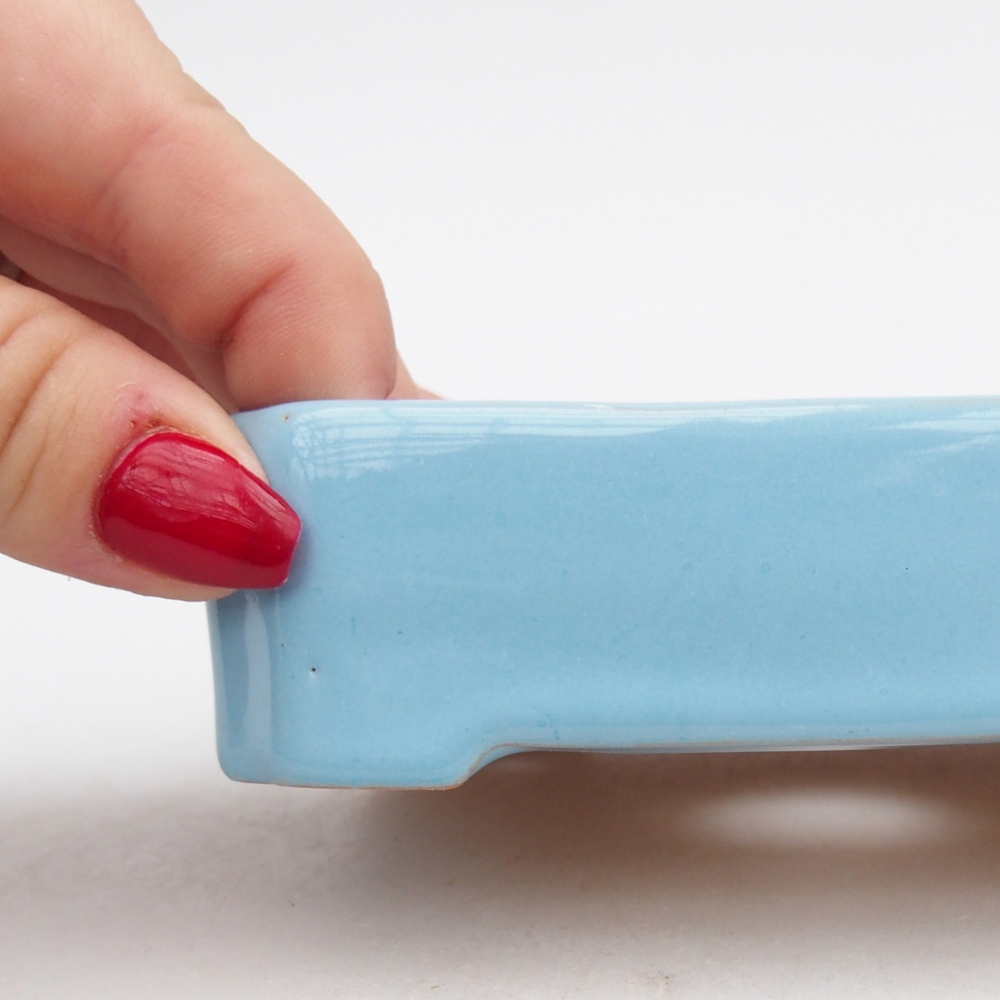 Ciotola bonsai in ceramica 26 x 26 x 8 cm, colore rosso