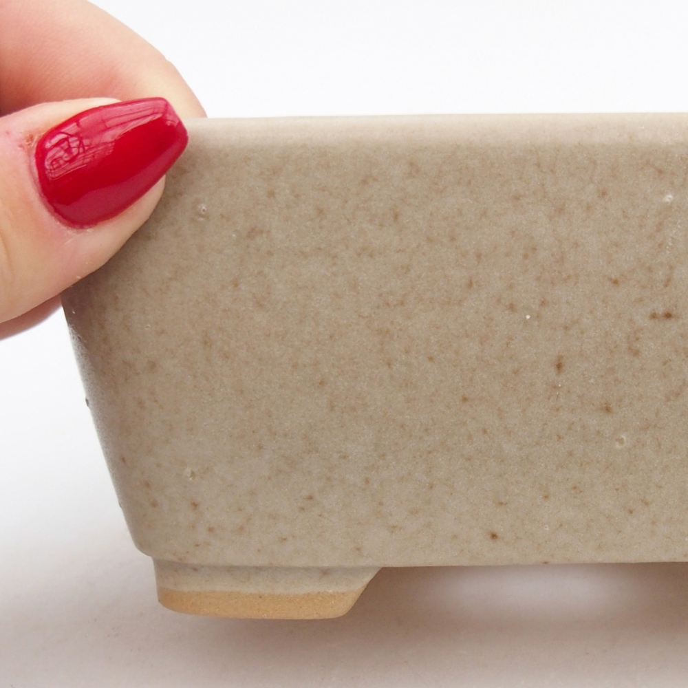 Ciotola bonsai in ceramica 26 x 26 x 8 cm, colore rosso