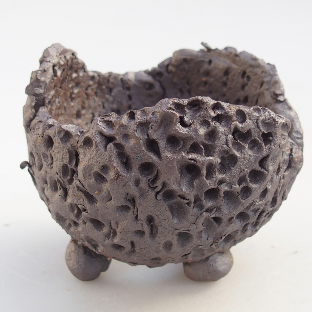 Conchiglia in ceramica 8,5 x 8,5 x 7,5 cm, colore metallizzato