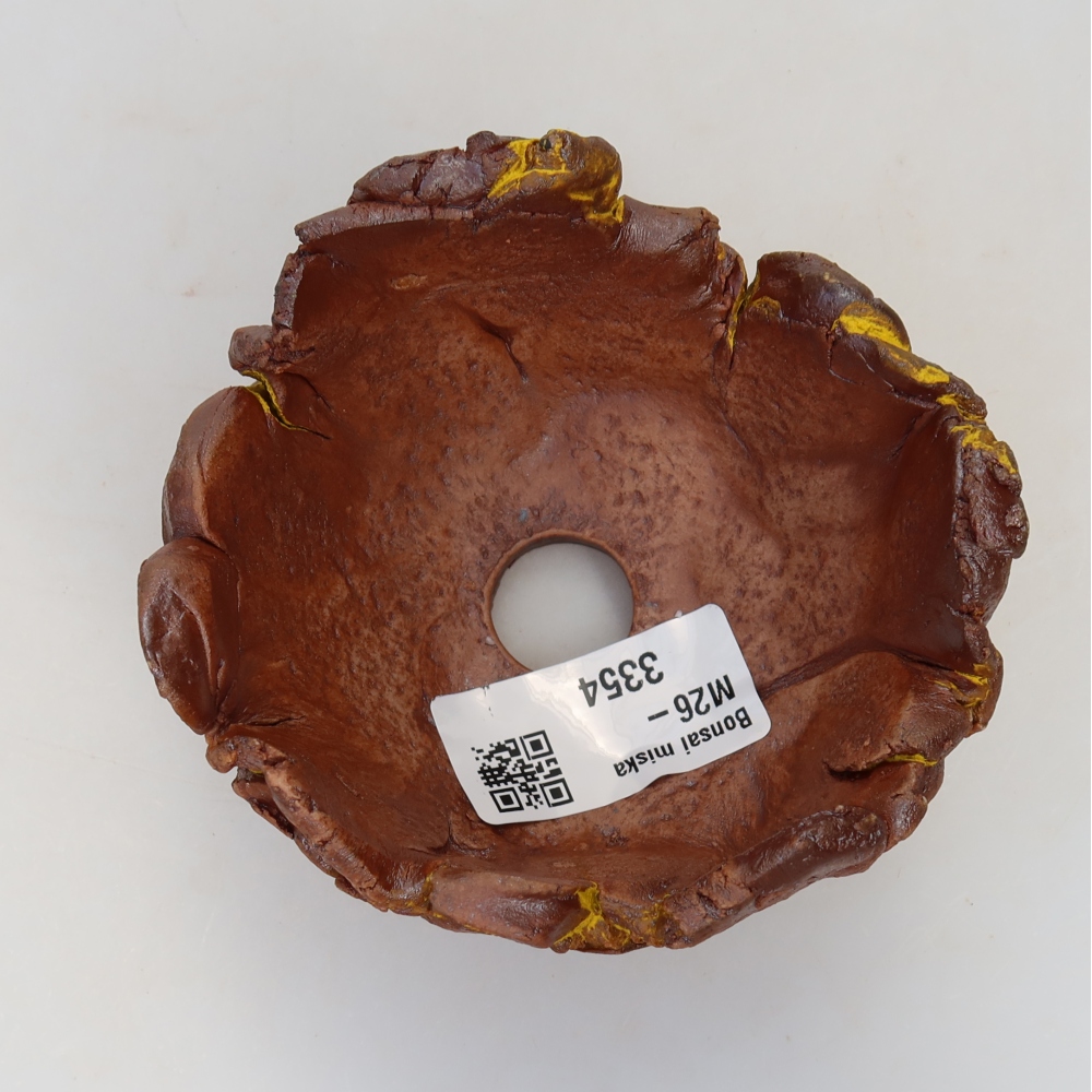 Conchiglia in ceramica 9,5 x 9 x 6 cm , colore giallo