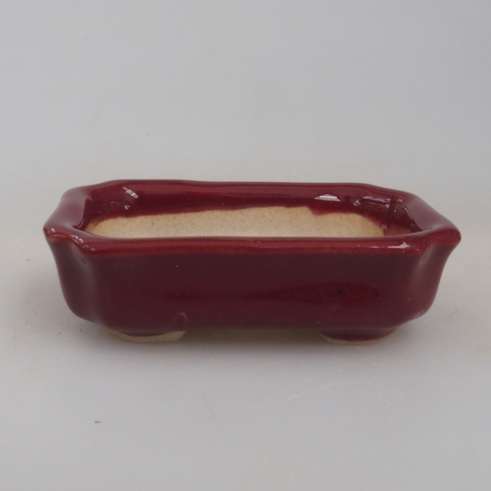 Ciotola mini bonsai 5,5 x 3,5 x 1,5 cm, bordeaux