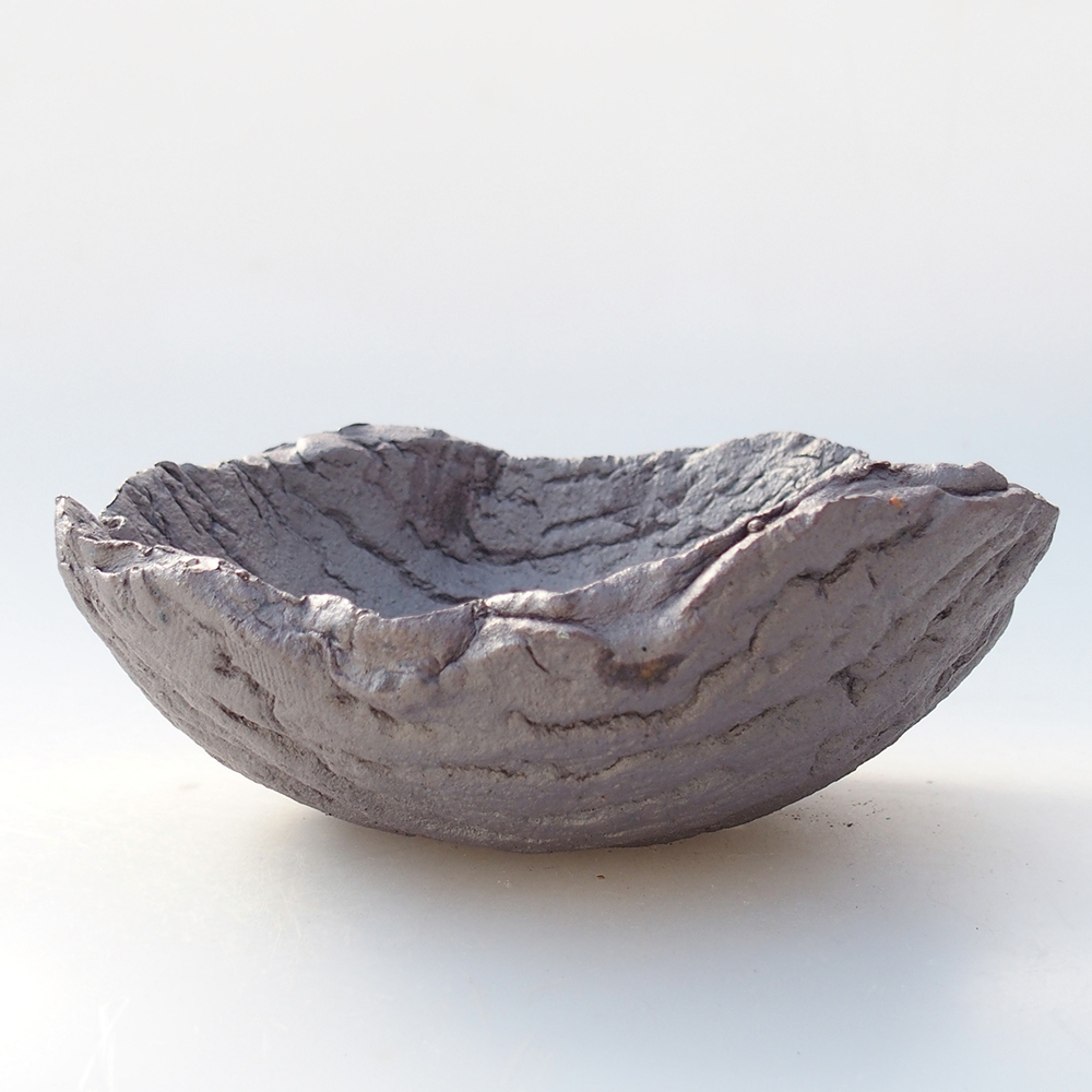 Conchiglia in ceramica 15,5 x 14 x 6,5 cm, colore metallizzato