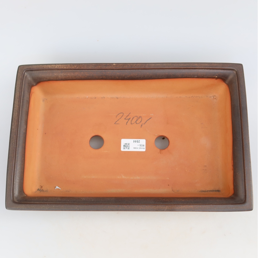 Ciotola in ceramica  36 x 23 x 8 cm, colore marrone - SOLO RITIRO IN NEGOZIO o spedizione su pallet