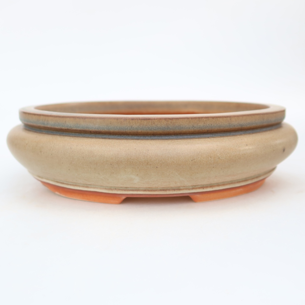 Ciotola in ceramica  23 x 23 x 7 cm, colore beige