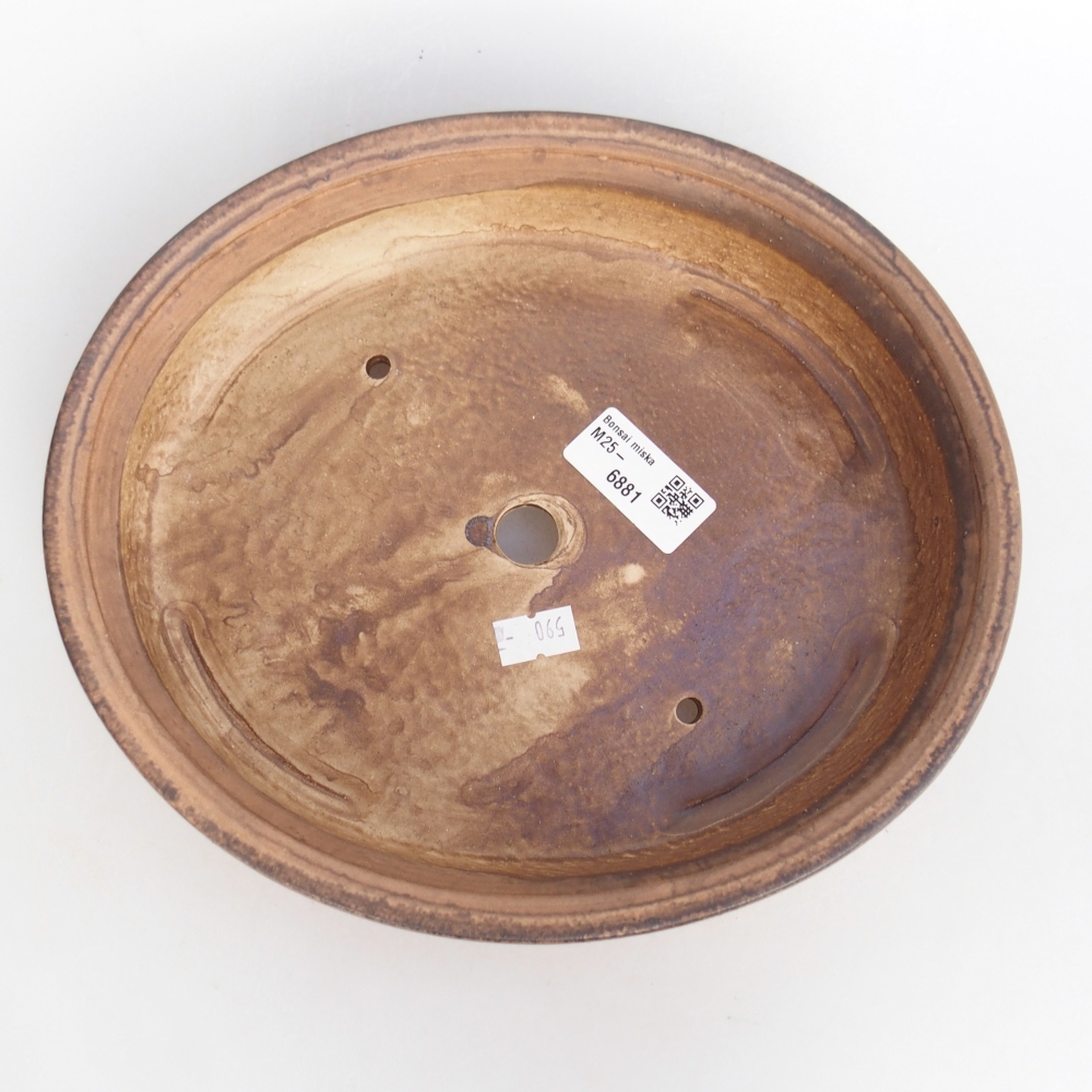 Ciotola bonsai in ceramica 24 x 20,5 x 5 cm, rosa