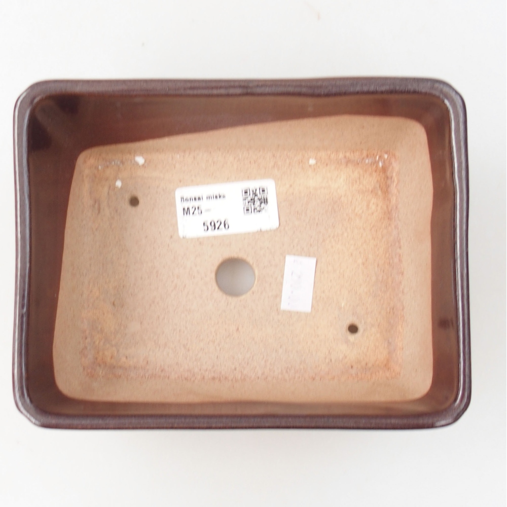 Ciotola bonsai in ceramica 22 x 17 x 5 cm, verde