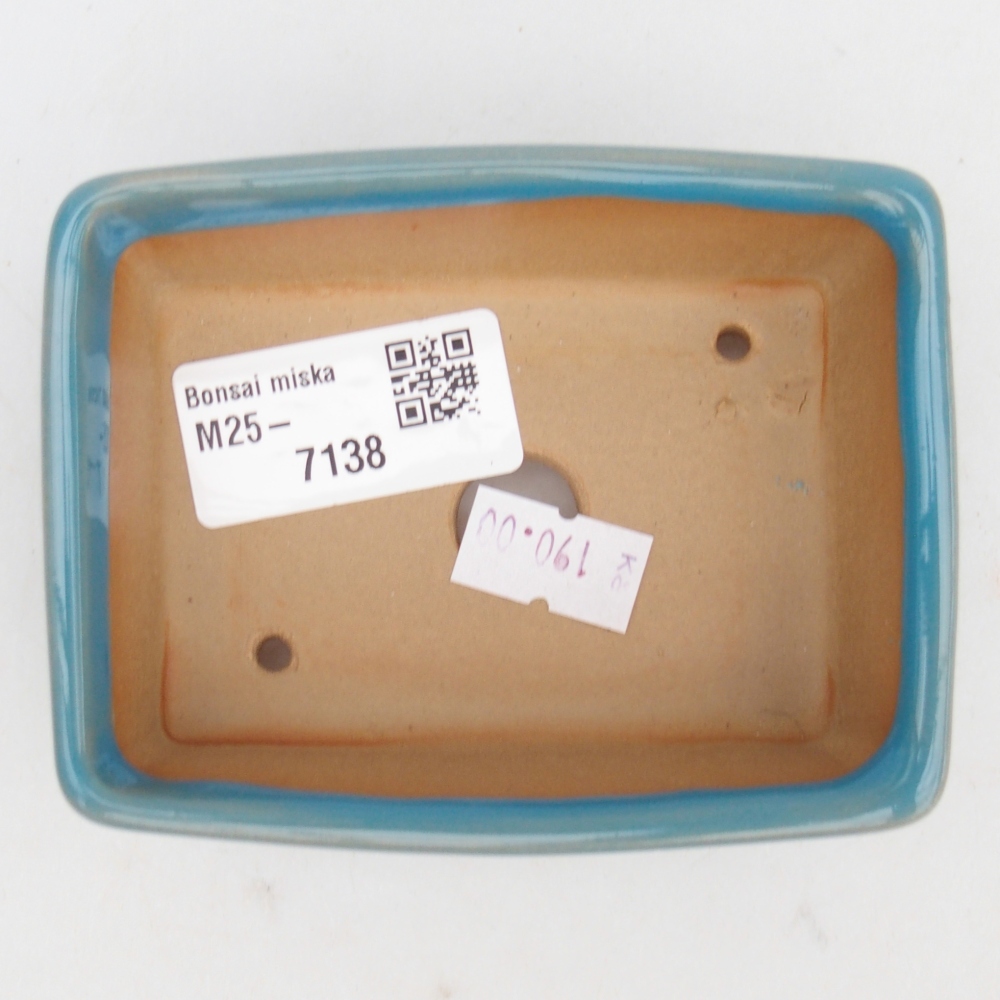 Ciotola bonsai in ceramica 26 x 26 x 8 cm, colore rosso