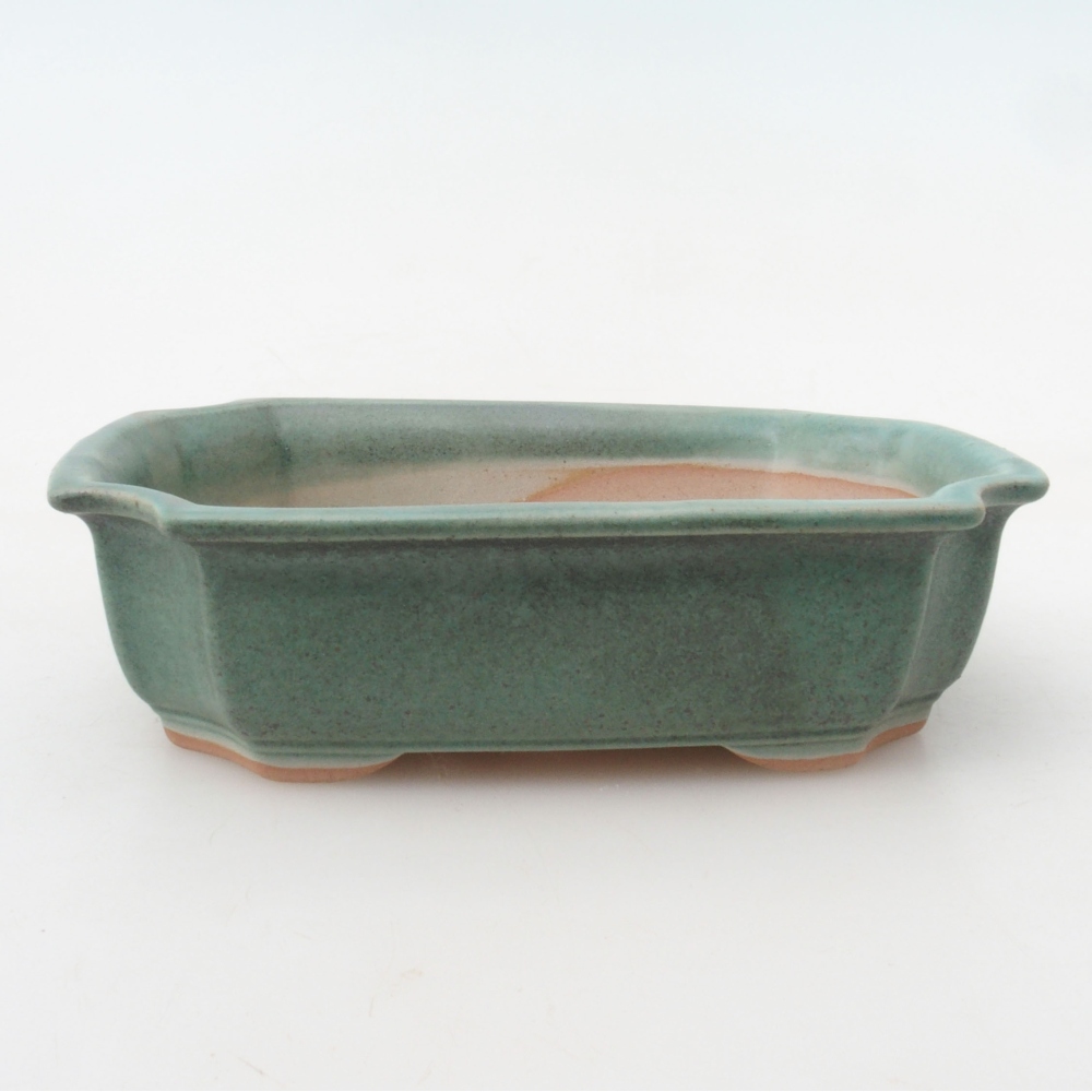 Ciotola per bonsai H03 - 16,5 x 12 x 4,5 cm. - verde