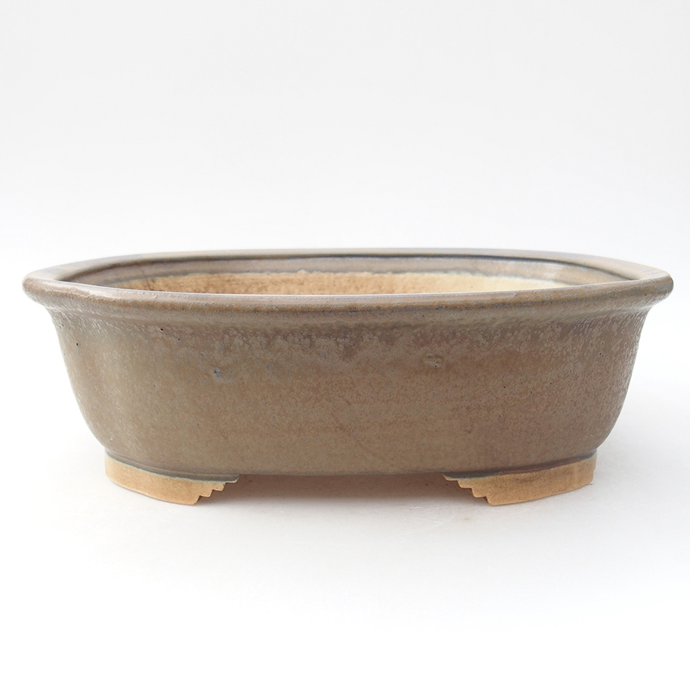 Ciotola bonsai in ceramica 24 x 21 x 7,5 cm, colore blu